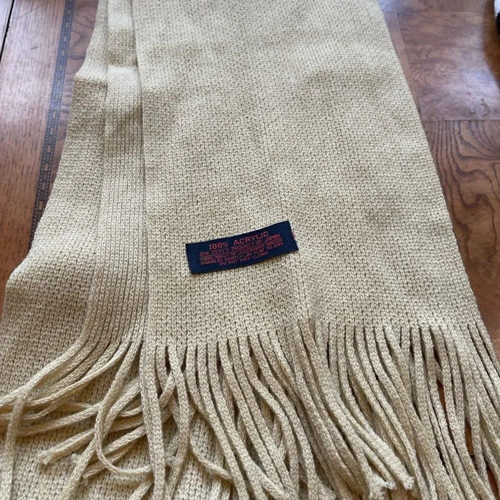 Khaki Fringe Scarf!